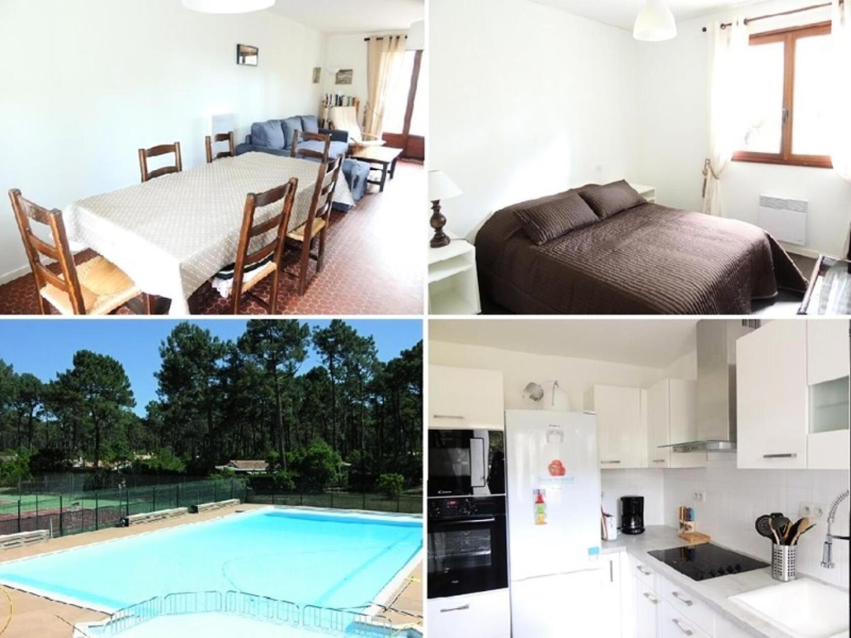 Villa Het Club - Charmante Maison Avec Jardin Dans La Pinede Pour 6 Personnes A Ocean Mae-0401 Lacanau